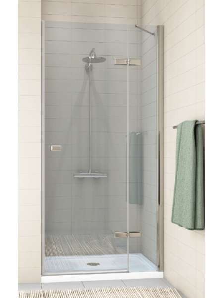 Душевая дверь в нишу GuteWetter Trend Door GK-862AP правая 100 см стекло бесцветное Two, профиль хром