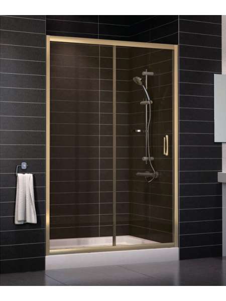 Душевая дверь в нишу Vegas Glass ZP 0130 05 05 профиль бронза, стекло бронза