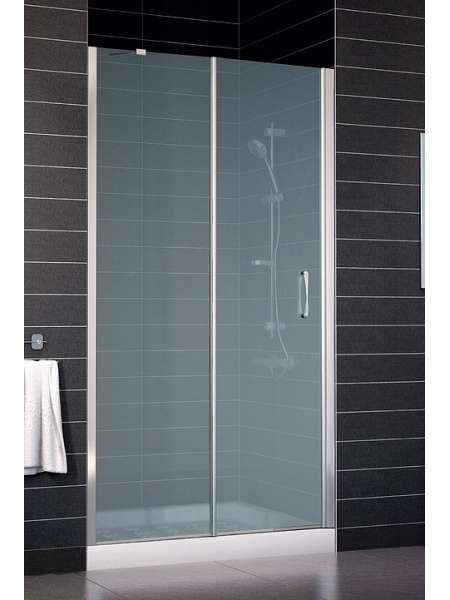 Душевая дверь в нишу Vegas Glass EP-F-1 0130 08 10 R профиль глянцевый хром, стекло сатин