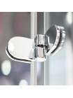 Душевая дверь в нишу GuteWetter Lux Door GK-103 правая 130 см стекло бесцветное, профиль хром