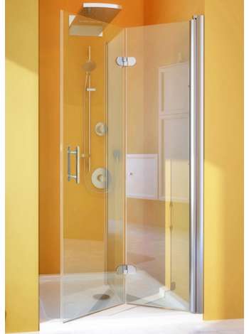 Душевая дверь в нишу GuteWetter Lux Door GK-102A правая 100 см стекло бесцветное, профиль хром