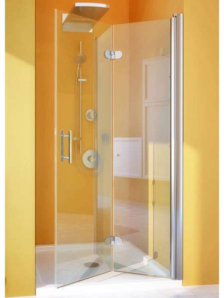 Душевая дверь в нишу GuteWetter Lux Door GK-102A правая 100 см стекло бесцветное, профиль хром