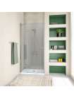 Душевая дверь в нишу GuteWetter Trend Door GK-862AP левая 103 см стекло бесцветное Two, профиль хром