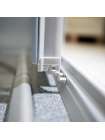 Душевая дверь в нишу GuteWetter Practic Door GK-403 135-139 см стекло бесцветное, профиль матовый хром