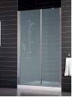 Душевая дверь в нишу Vegas Glass EP-F-1 0155 07 10 L профиль матовый хром, стекло сатин