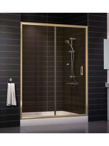 Душевая дверь в нишу Vegas Glass ZP 0150 05 05 профиль бронза, стекло бронза