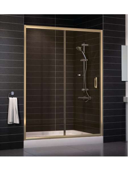 Душевая дверь в нишу Vegas Glass ZP 0150 05 05 профиль бронза, стекло бронза