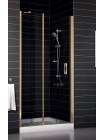 Душевая дверь в нишу Vegas Glass EP-F-1 0120 05 01 R профиль бронза, стекло прозрачное