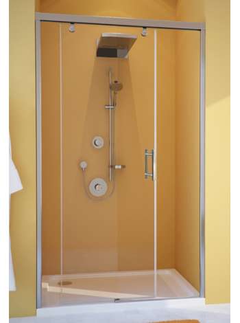Душевая дверь в нишу GuteWetter Slide Door GK-862 левая 135 см стекло бесцветное, профиль хром
