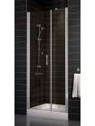 Душевая дверь в нишу Vegas Glass EP-F-2 0100 07 05 L профиль матовый хром, стекло бронза