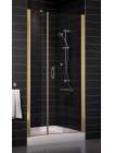 Душевая дверь в нишу Vegas Glass EP-F-2 0125 05 01 R профиль бронза, стекло прозрачное