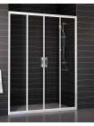 Душевая дверь в нишу Vegas Glass Z2P 220 01 01 профиль белый, стекло прозрачное