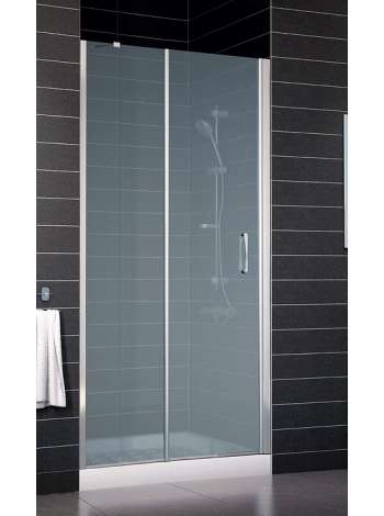 Душевая дверь в нишу Vegas Glass EP-F-1 0105 08 10 R профиль глянцевый хром, стекло сатин