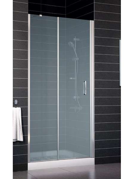 Душевая дверь в нишу Vegas Glass EP-F-1 0105 08 10 R профиль глянцевый хром, стекло сатин