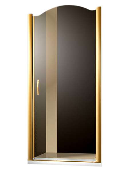 Душевая дверь в нишу Sturm Schick 80 см L bronze