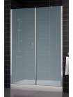 Душевая дверь в нишу Vegas Glass EP-F-2 0140 08 10 L профиль глянцевый хром, стекло сатин