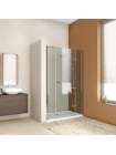 Душевая дверь в нишу GuteWetter Trend Door GK-863P правая 183 см стекло бесцветное Two, профиль хром