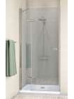 Душевая дверь в нишу GuteWetter Trend Door GK-862AP левая 108 см стекло бесцветное Two, профиль хром