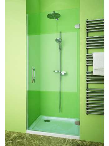 Душевая дверь в нишу GuteWetter Lux Door GK-001 правая 70 см стекло бесцветное, фурнитура хром