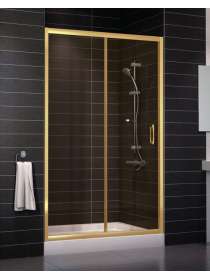 Душевая дверь в нишу Vegas Glass ZP 0120 09 05 профиль золото, стекло бронза
