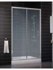 Душевая дверь в нишу Vegas Glass ZP 0115 07 02 профиль матовый хром, стекло шиншилла
