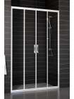 Душевая дверь в нишу Vegas Glass Z2P 150 01 01 профиль белый, стекло прозрачное
