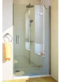 Душевая дверь в нишу GuteWetter Lux Door GK-102 правая 90 см стекло бесцветное, профиль хром