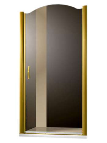 Душевая дверь в нишу Sturm Schick 90 см gold L