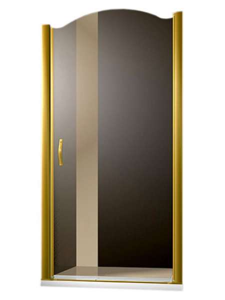 Душевая дверь в нишу Sturm Schick 90 см gold L