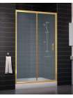 Душевая дверь в нишу Vegas Glass ZP 0120 09 10 профиль золото, стекло сатин
