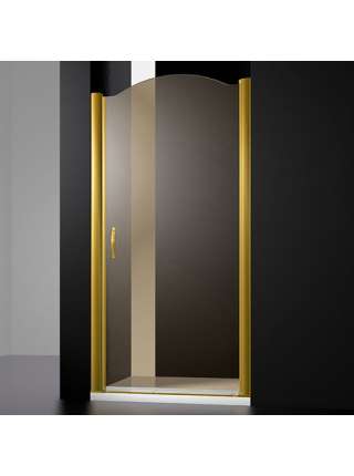 Душевая дверь в нишу Sturm Schick 90 см gold L