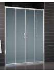 Душевая дверь в нишу Vegas Glass Z2P 220 07 10 профиль матовый хром, стекло сатин