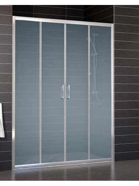 Душевая дверь в нишу Vegas Glass Z2P 220 07 10 профиль матовый хром, стекло сатин