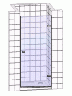 Душевая дверь в нишу GuteWetter Trend Door GK-861 правая 70 см стекло бесцветное Two, фурнитура хром