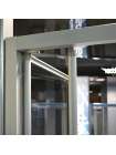 Душевая дверь в нишу GuteWetter Practic Door GK-404 левая (58-62)x190 стекло бесцветное, профиль мат. хром