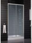Душевая дверь в нишу Vegas Glass ZP 0100 07 02 профиль матовый хром, стекло шиншилла