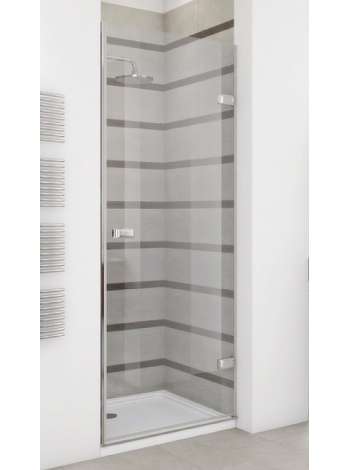 Душевая дверь в нишу GuteWetter Trend Door GK-861 правая 70 см стекло бесцветное Two, фурнитура хром