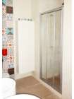 Душевая дверь в нишу GuteWetter Practic Door GK-403A левая 136-140 см стекло бесцветное, профиль матовый хром