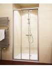Душевая дверь в нишу GuteWetter Practic Door GK-403A левая 136-140 см стекло бесцветное, профиль матовый хром