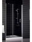 Душевая дверь в нишу Vegas Glass EP-F-1 0120 07 01 R профиль матовый хром, стекло прозрачное