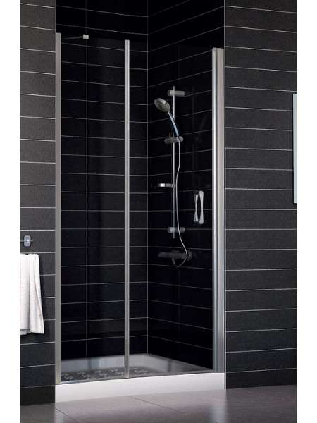 Душевая дверь в нишу Vegas Glass EP-F-1 0120 07 01 R профиль матовый хром, стекло прозрачное