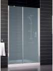 Душевая дверь в нишу Vegas Glass EP-F-1 0150 08 10 R профиль глянцевый хром, стекло сатин
