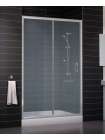 Душевая дверь в нишу Vegas Glass ZP 0125 07 10 профиль матовый хром, стекло сатин