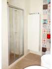 Душевая дверь в нишу GuteWetter Practic Door GK-403A правая 131-135 см стекло бесцветное, профиль матовый хром