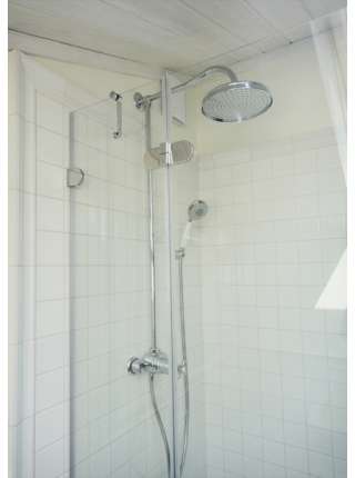 Душевая дверь в нишу GuteWetter Lux Door GK-002A левая 105 см стекло бесцветное, фурнитура хром