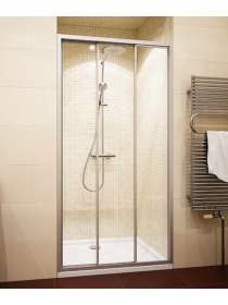 Душевая дверь в нишу GuteWetter Practic Door GK-403A правая 131-135 см стекло бесцветное, профиль матовый хром