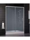 Душевая дверь в нишу Vegas Glass ZP 0150 07 10 профиль матовый хром, стекло сатин
