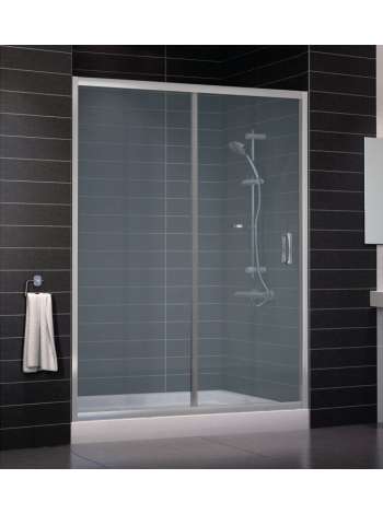 Душевая дверь в нишу Vegas Glass ZP 0150 07 10 профиль матовый хром, стекло сатин