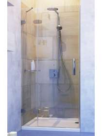 Душевая дверь в нишу GuteWetter Lux Door GK-002A левая 105 см стекло бесцветное, фурнитура хром