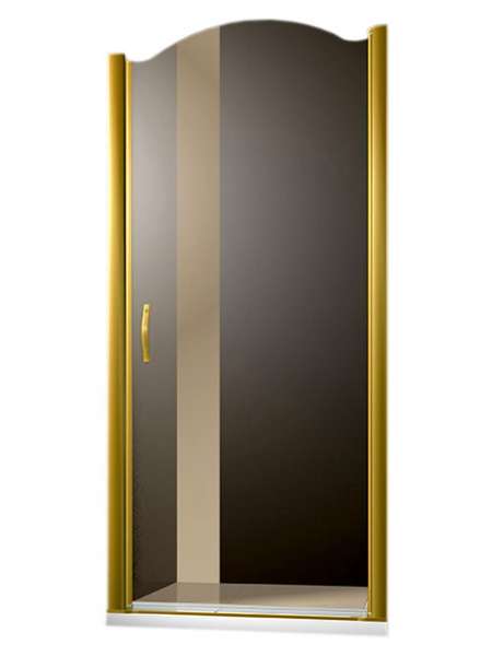 Душевая дверь в нишу Sturm Schick 80 см L gold